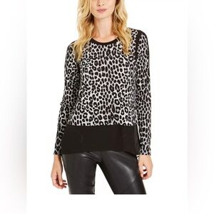 MICHAEL long sleeve shirt for women size M color black gray good condition